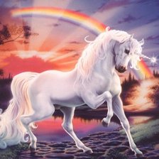 Схема вышивки «Единорог»