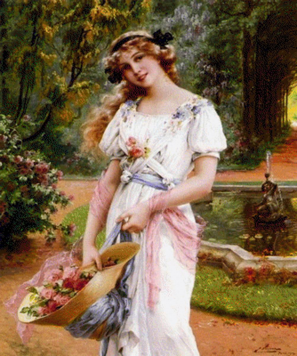 Девушка - девушка, картина - предпросмотр