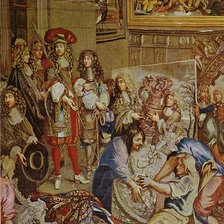 Схема вышивки «Луи 14»