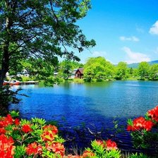 Схема вышивки «Озеро надежды2»