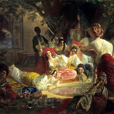 Схема вышивки «Бахчисарайский фонтан»