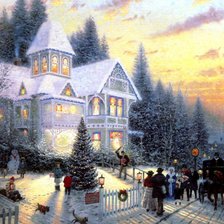 Схема вышивки «Зимняя сказка2»