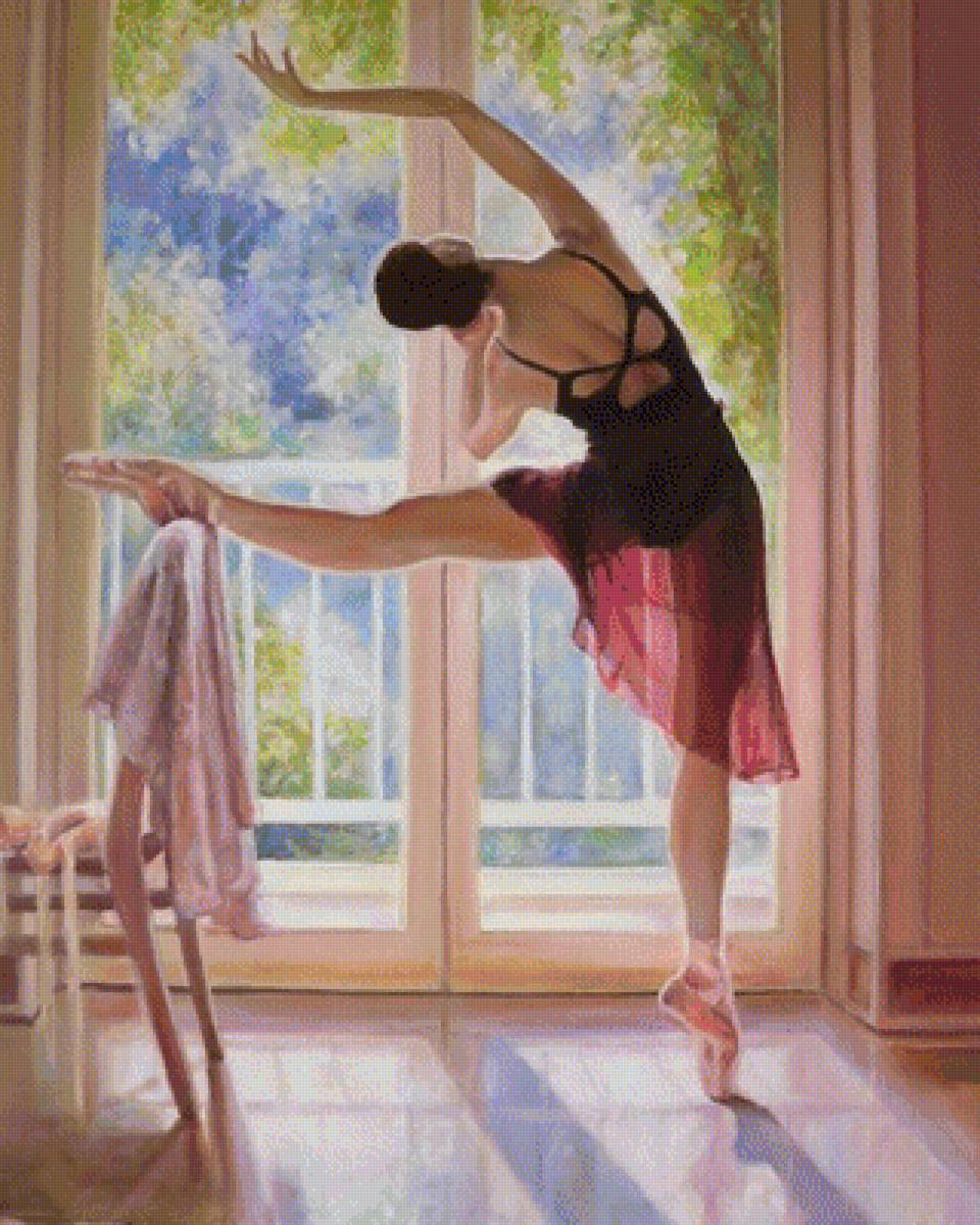 Балерина - балерина, картина, танц - предпросмотр