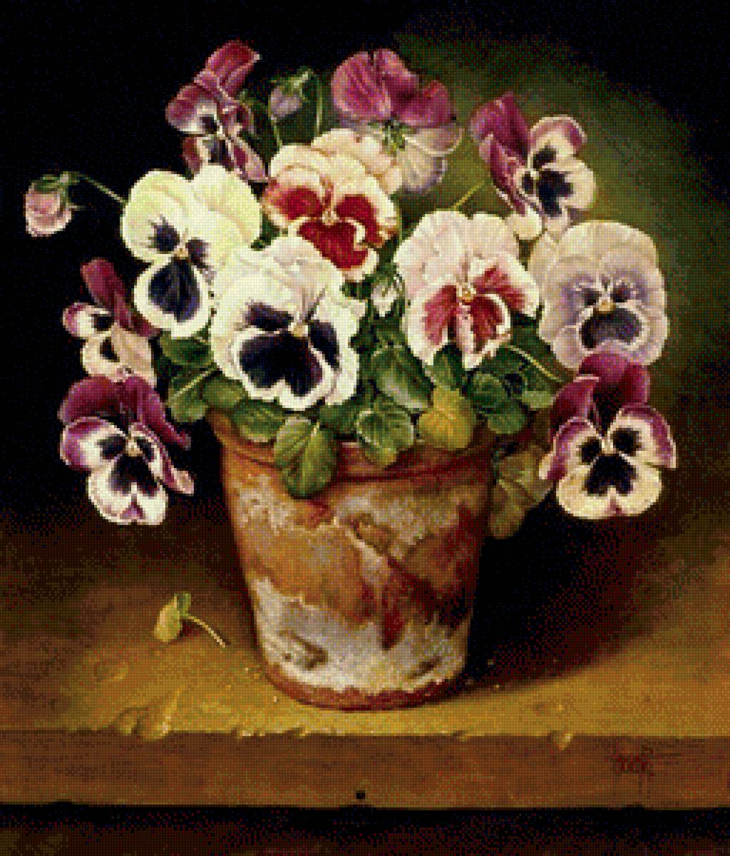 анютки - цветы, анютины глазки - предпросмотр