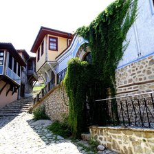 Схема вышивки «Старый город»