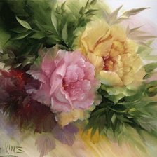 Схема вышивки «Цветы»