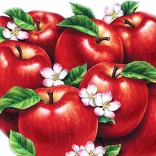 Схема вышивки «Яблоки»