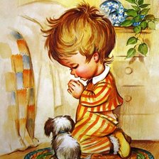 Схема вышивки «детская вера»