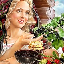 Схема вышивки «летняя картина»