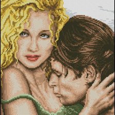 Схема вышивки «ЛЮБОВЬ»