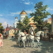 Схема вышивки «по мостовой»