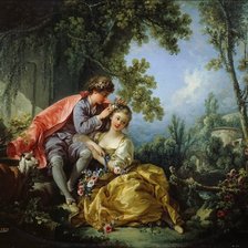 Схема вышивки «Весна. Франсуа Буше»