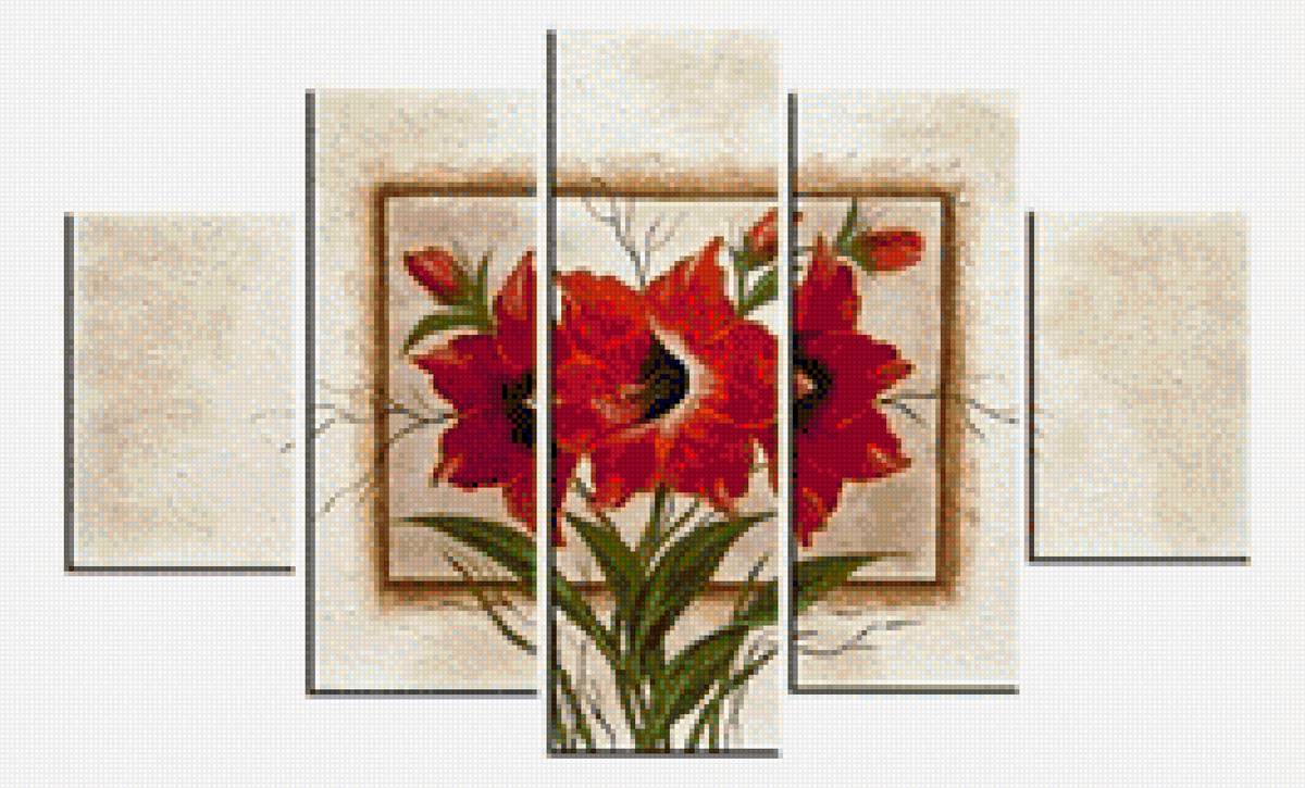 Quadro de Flores - flores - предпросмотр