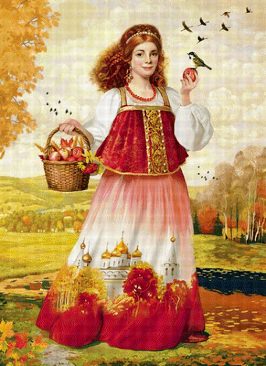 девушка осень - люди, природа, осень - предпросмотр