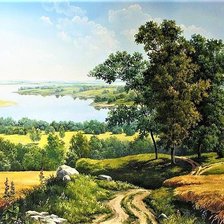 Схема вышивки «Родные просторы»