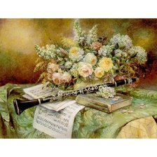 Схема вышивки «Флейта»