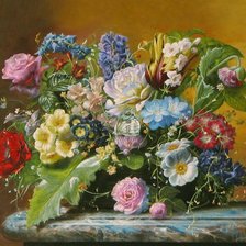 Схема вышивки «krásna kytica»