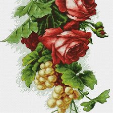 Схема вышивки «букет»