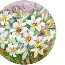 Схема вышивки «Лилии»