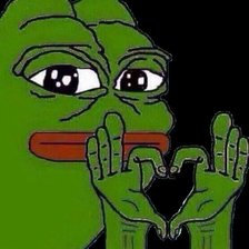 Схема вышивки «Лягушонок пепе»