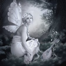 Схема вышивки «фея»