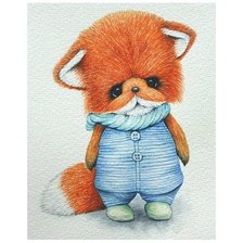 Схема вышивки «Лисёнок»