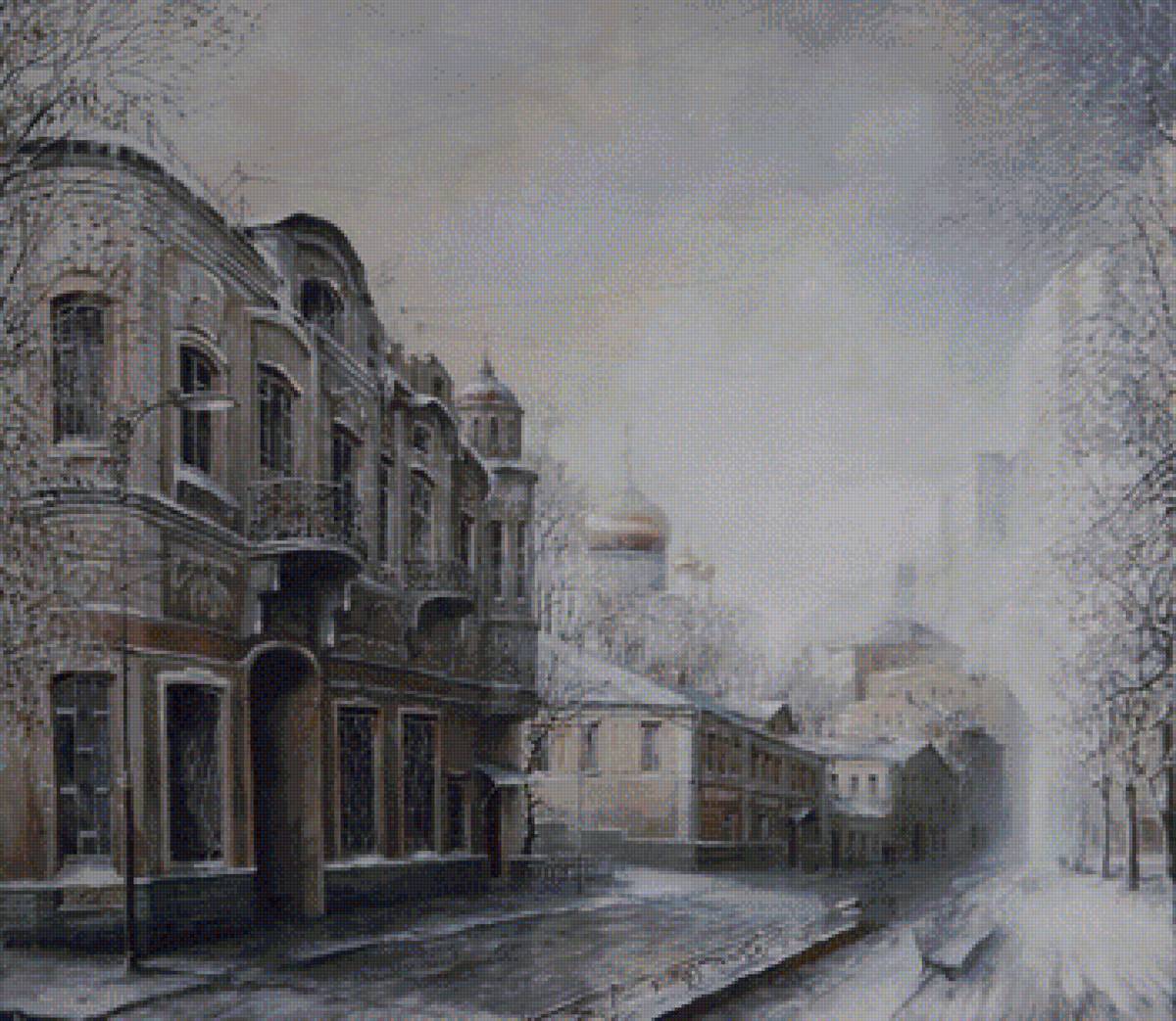 дом с балконом - город, улица, балкон - предпросмотр