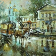 Схема вышивки «конка»