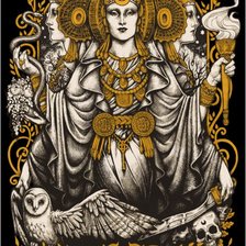 Схема вышивки «Геката (без рамки)»