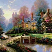 Схема вышивки «дача»