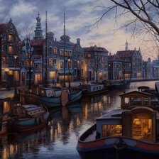 Схема вышивки «чудный вечер»