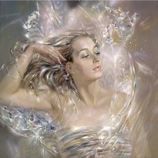 Схема вышивки «фея воды»