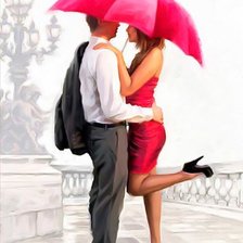 Схема вышивки «под зонтом»