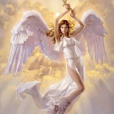 Схема вышивки «воительница»