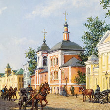 Схема вышивки «по мостовой»