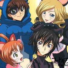 Лелуш с друзьями :3