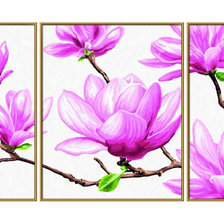 Схема вышивки «цветы»