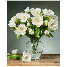 Схема вышивки «Букет в вазе»