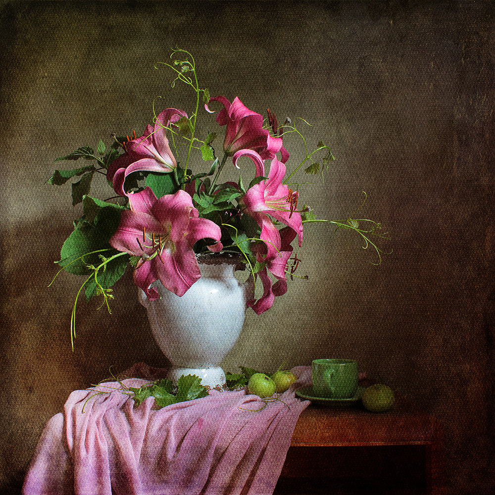 Ваза с цветами - оригинал