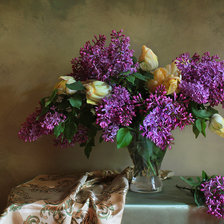 Схема вышивки «Ваза с цветами3»