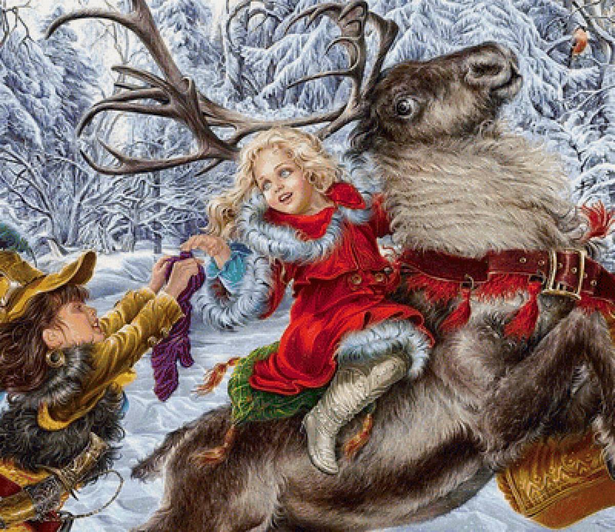 сказка - люди, природа, зима - предпросмотр