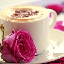 Схема вышивки «кофе»