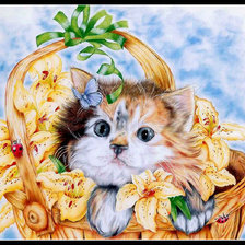 Схема вышивки «подарок»