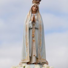 Схема вышивки «Virgem de Fátima»