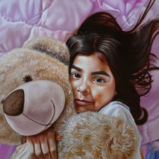 Схема вышивки «девочка»