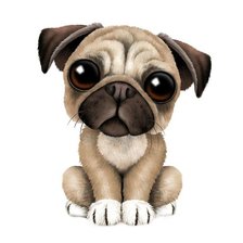 Схема вышивки «Песик»