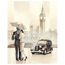 Схема вышивки «Город»