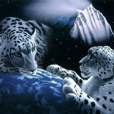 Схема вышивки «Барсы»