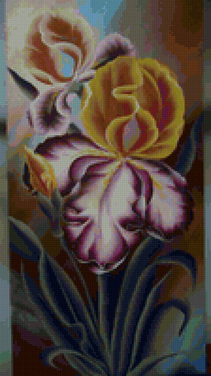 Ирисы - букет, цветы, ирисы, ириски - предпросмотр