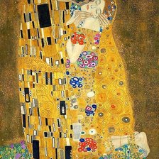 Схема вышивки «Густав Климт "Поцелуй"»